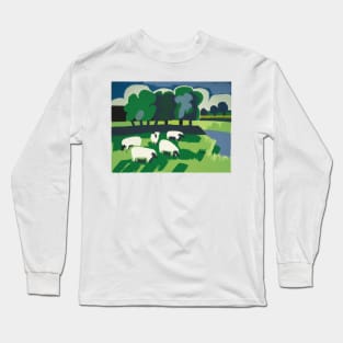 Sheep in a Field Long Sleeve T-Shirt